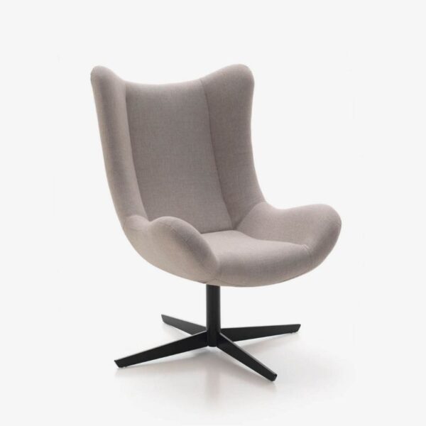 LASE metal base armchair