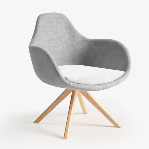 PUNK butaca base madera - Mobiliario Beltá Frajumar