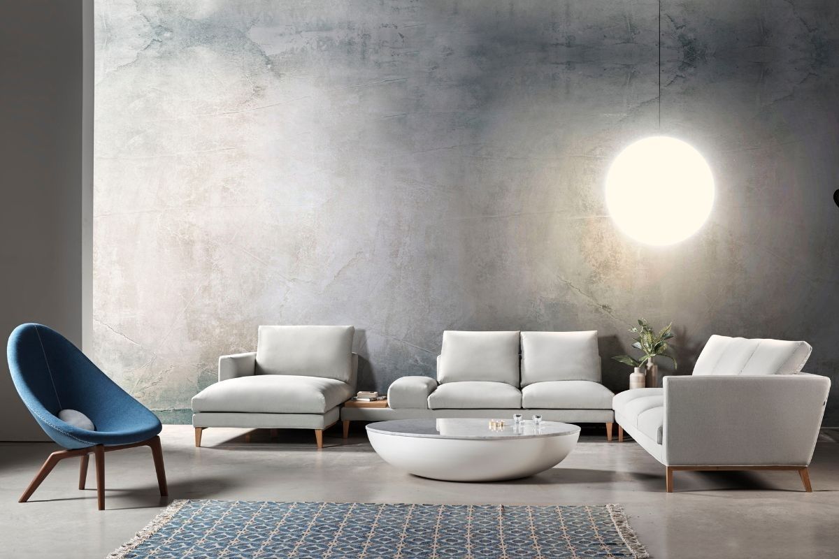 SLIM sofá, FRES mesa, LUNA mesa, DELTA butaca (2)