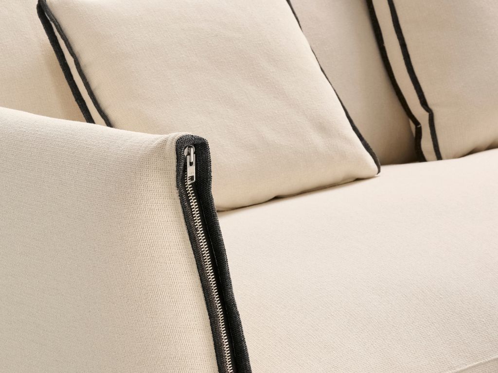 Fabrics for upholstering sofas in the hospitality sector